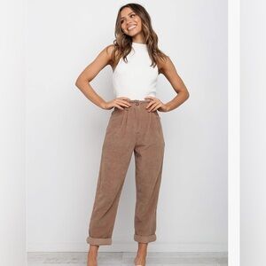 Petal & Pup Tan Trousers